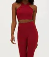 Beach Riot Adia Top In Rio Red In Multi