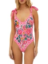 Beach Riot Akira One-piece Swimsuit In Passion