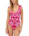 Beach Riot Akira One Piece Swimsuit In Pink