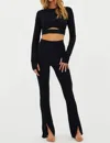 Beach Riot Alani Pants In Black Waffle In Multi
