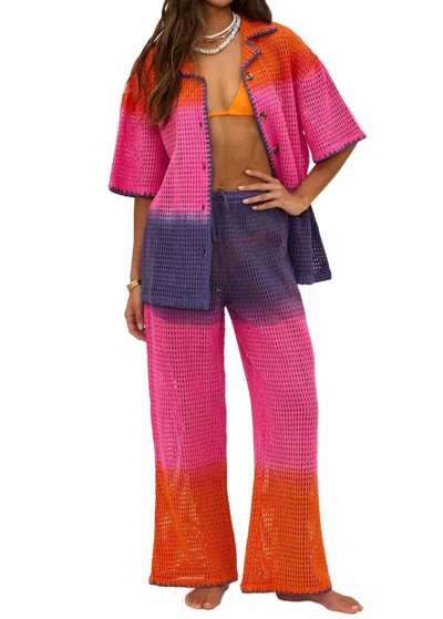 Beach Riot Alex Oversized Pant In Multicolor