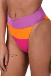 Beach Riot Alexis Bottom In Sunset Colorblock In Multi