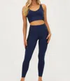 Beach Riot Allora Full Length Leggings In Ultramarine Navy Blue In Multi