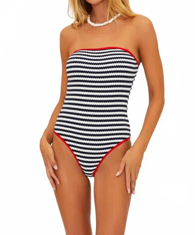 Beach Riot Amber One Piece In Indigo Midnight In Multi