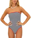 Beach Riot Amber Striped One-piece Swimsuit