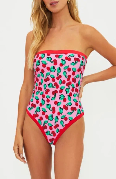 Beach Riot Amber One-piece Swimsuit In Multi