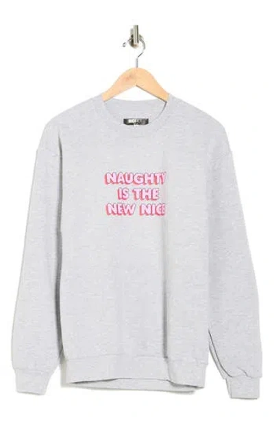 Beach Riot Amelia Graphic Sweatshirt In Gray
