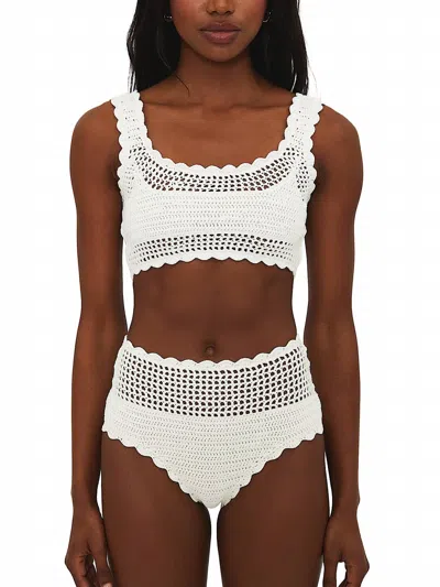 Beach Riot Andy Bottom In White