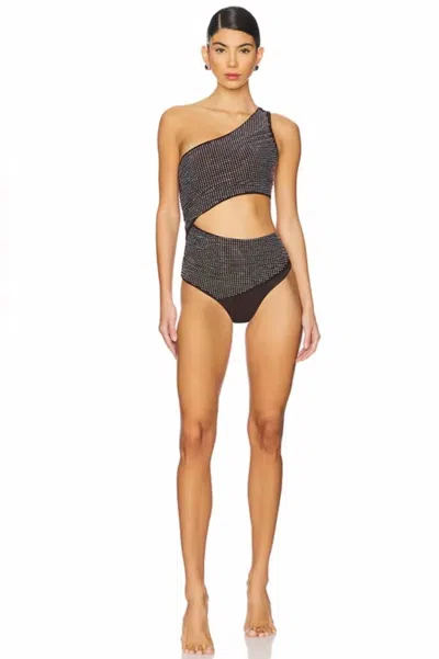 BEACH RIOT ANJA ONE PIECE SWIMSUIT IN JAVA JEWEL