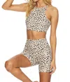 Beach Riot Anna Tank - Taupe Spot - Size Xs In Multi