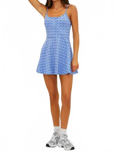Beach Riot Ari Dress In Saphire Sea Soft Serve In Blue