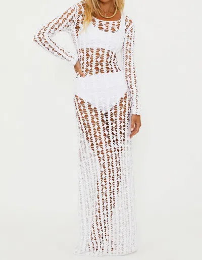 Beach Riot Ariana Coverup Dress In White