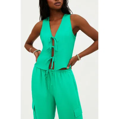 Beach Riot Arlowe Vest In Green
