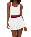 Beach Riot Ash Top Colorblock In Cherry Indigo In White