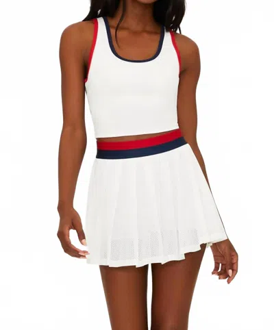 BEACH RIOT ASH TOP COLORBLOCK IN CHERRY INDIGO