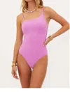 Beach Riot Athena One-shoulder One-piece Swimsuit In Multi