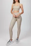 Beach Riot Ayla Legging In Taupe In Gray