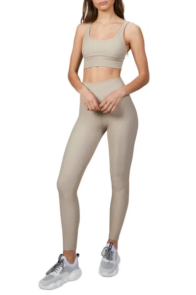 Beach Riot Ayla Legging In Taupe In Gray