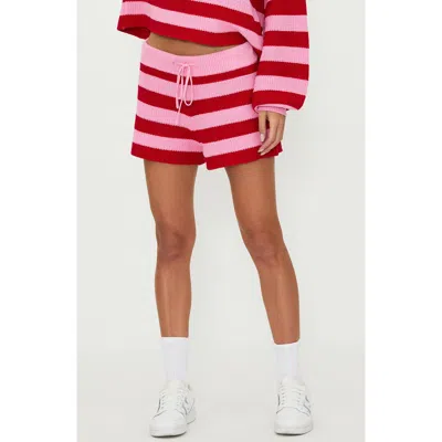 Beach Riot Balboa Cotton Cover-up Shorts In Multi