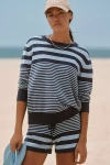 Beach Riot Balboa Stripe Shorts In Blue