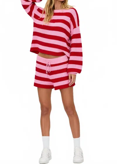 BEACH RIOT BALBOA RIBBED SHORT IN PINK