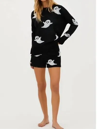 Beach Riot Balboa Short In Bewitching Boo In Black