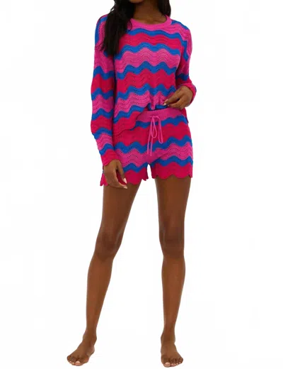 Beach Riot Balboa Short In Orchid Wave In Pink