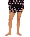 Beach Riot Balboa Heart Cotton Shorts In Love Heart