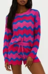 Beach Riot Beach Sweater In Orchid Wave