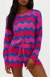 Beach Riot Beach Sweater In Orchid Wave In Orchid Wave