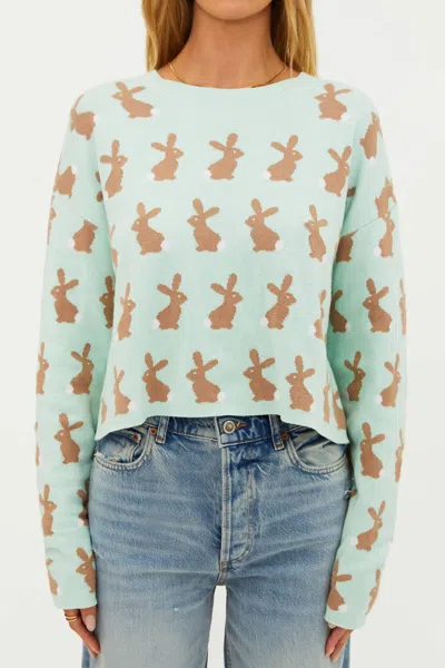 Beach Riot Beach Crewneck Sweater In Bunny Tails In Multi