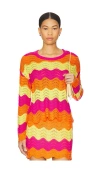 Beach Riot Beach Cover-up Sweater In Multi
