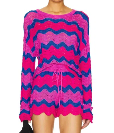 Beach Riot Beach Sweater In Orchid Wave