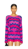 Beach Riot Beach Sweater In Orchid Wave In Orchid Wave