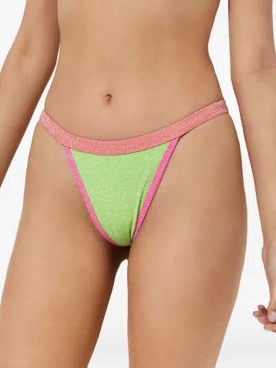 Beach Riot Becca Bikini Bottoms In Green