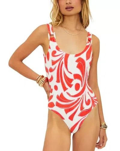 Beach Riot Beverly One Piece Swimsuit In Sunshine Dunes In Multi