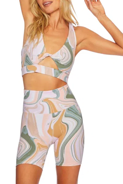 Beach Riot Bike Short In Marble In Multi