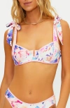 Beach Riot Blair Underwire Bikini Top In Multi