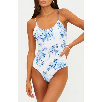 Beach Riot Britt One-piece Swimsuit In Animal Print