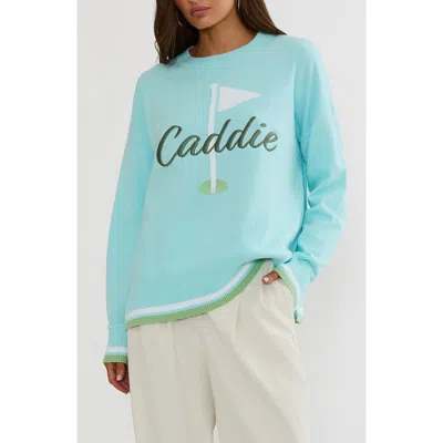 Beach Riot Callie Caddie Sweater In Blue