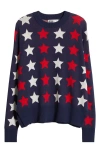 Beach Riot Cassie Sweater In Americana Stars