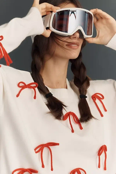 Beach Riot Callie Festive Crew-neck Sweater In Neutral