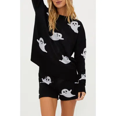 Beach Riot Balboa Short In Bewitching Boo In Black