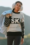 Beach Riot Callie Ski Crew-neck Sweater In Multi