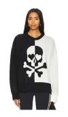 Beach Riot Callie Cotton Blend Sweater In 다크 사이드