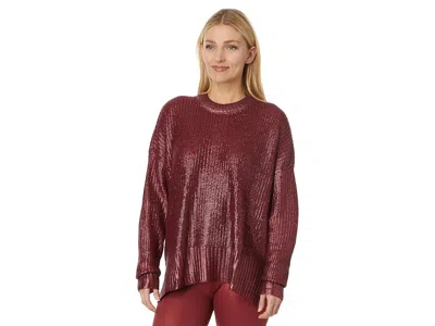 Beach Riot Callie Sweater In Burgundy