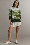 Beach Riot Callie Golf Course Sweater In Multi