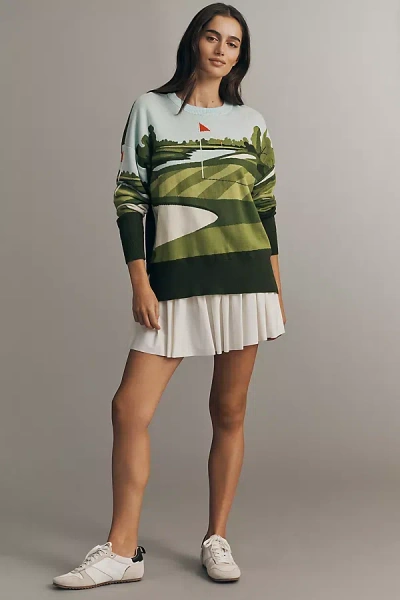Beach Riot Callie Golf Course Sweater In Multi