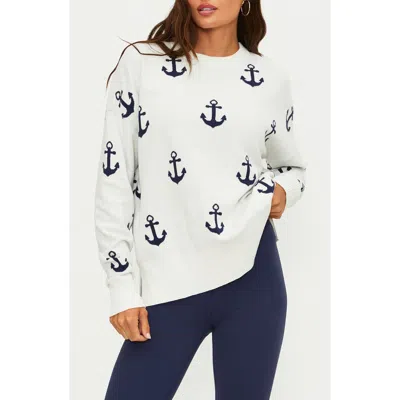 Beach Riot Callie Sweater In White