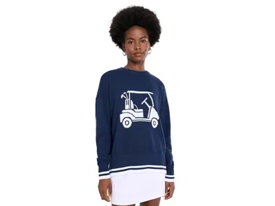 Beach Riot Callie Sweater Women's Clothing Dusk Buggy: Xl In Blue